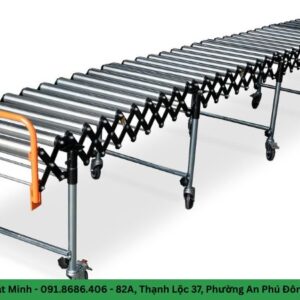 Băng tải con lăn xếp